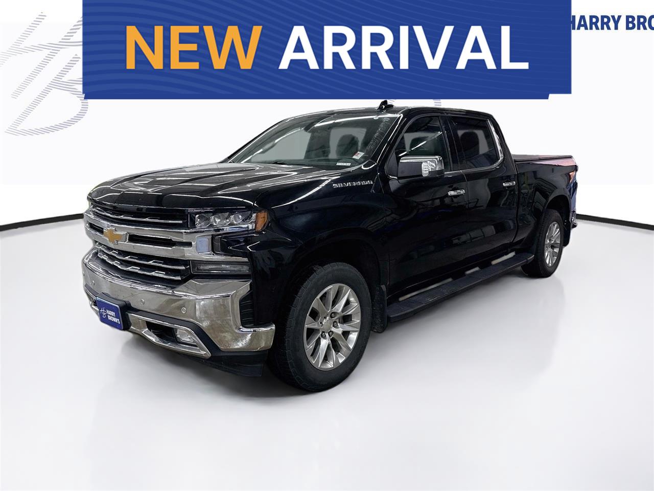 Black 2019 Chevrolet Silverado 1500 Pickup Truck Four-Wheel Drive Automatic
