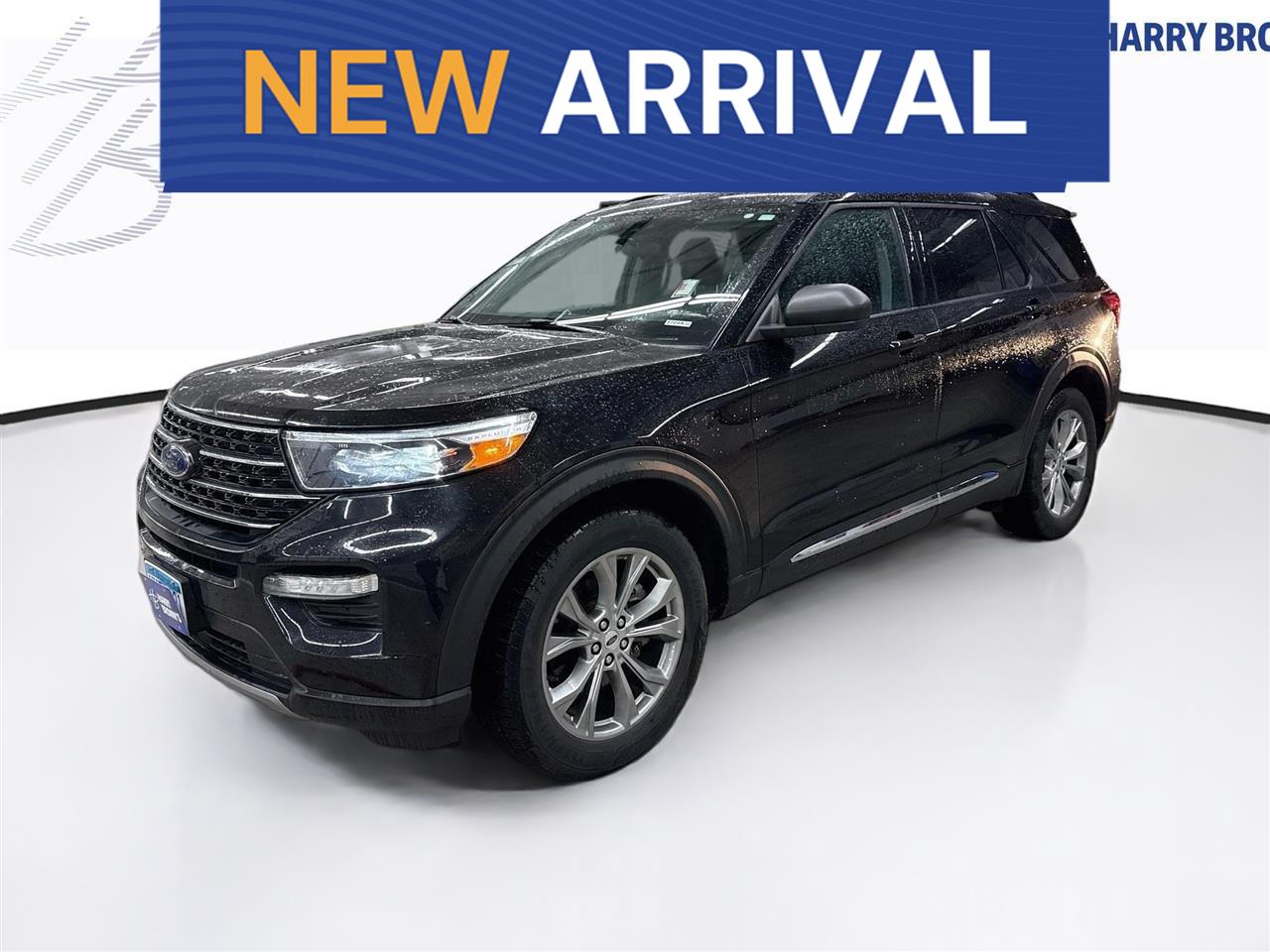 Agate Black 2021 Ford Explorer SUV / Crossover All-Wheel Drive Automatic