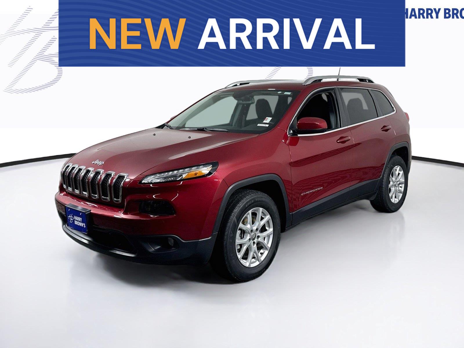 Deep Cherry Red Crystal Pearlcoat 2017 Jeep Cherokee SUV / Crossover Four-Wheel Drive 9-Speed Automatic
