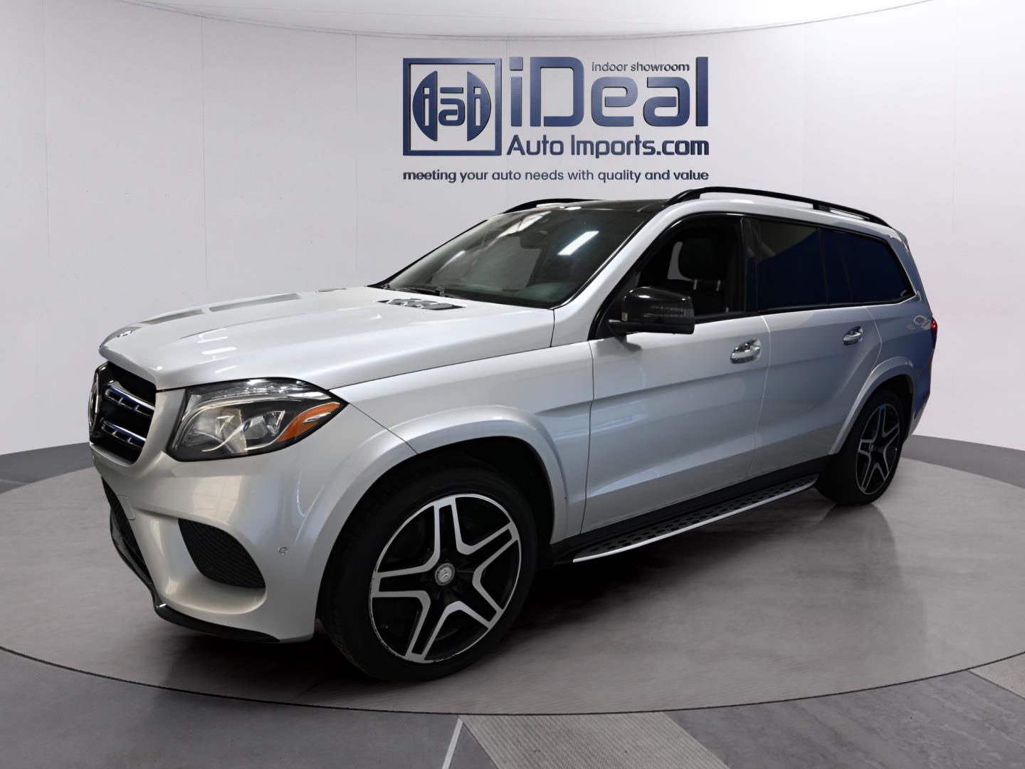Iridium Silver Metallic 2017 Mercedes-Benz GLS 550 4MATIC SUV / Crossover All-Wheel Drive Automatic