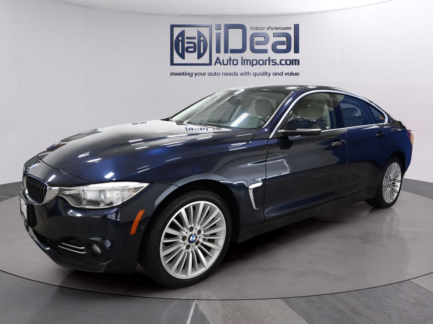 Midnight Blue Metallic 2015 BMW 4 Series 435i xDrive Gran Coupe AWD Sedan All-Wheel Drive Automatic