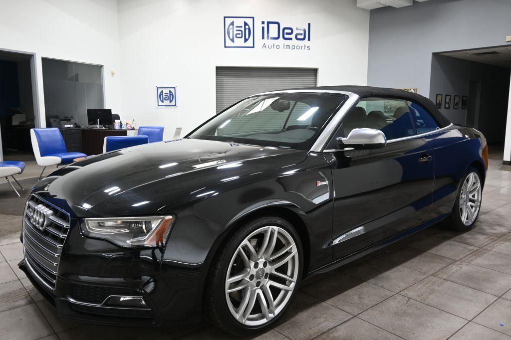 Mythos Black Metallic/Black Roof 2017 Audi S5 3.0T quattro Cabriolet AWD Convertible All-Wheel Drive Automatic