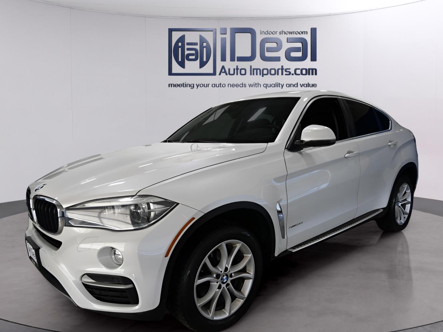 Mineral White Metallic 2015 BMW X6 xDrive35i AWD SUV / Crossover All-Wheel Drive Automatic