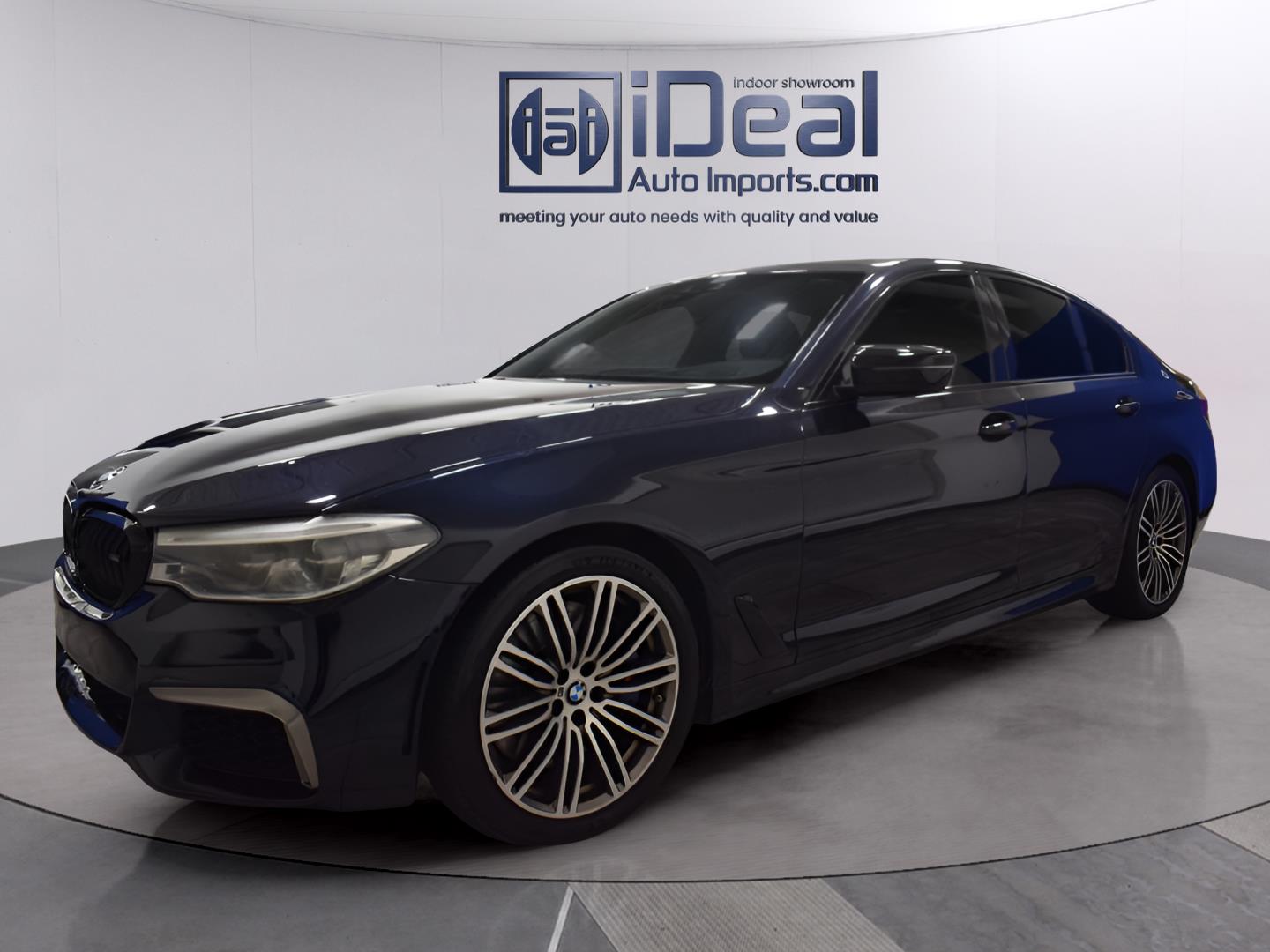 Carbon Black Metallic 2019 BMW 5 Series M550i xDrive Sedan AWD Sedan All-Wheel Drive Automatic