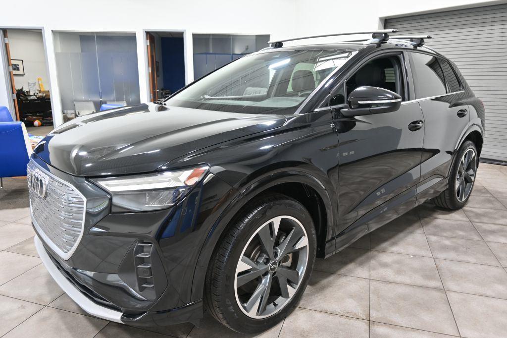 Mythos Black Metallic 2022 Audi Q4 e-tron quattro Premium 50 SUV / Crossover All-Wheel Drive Automatic