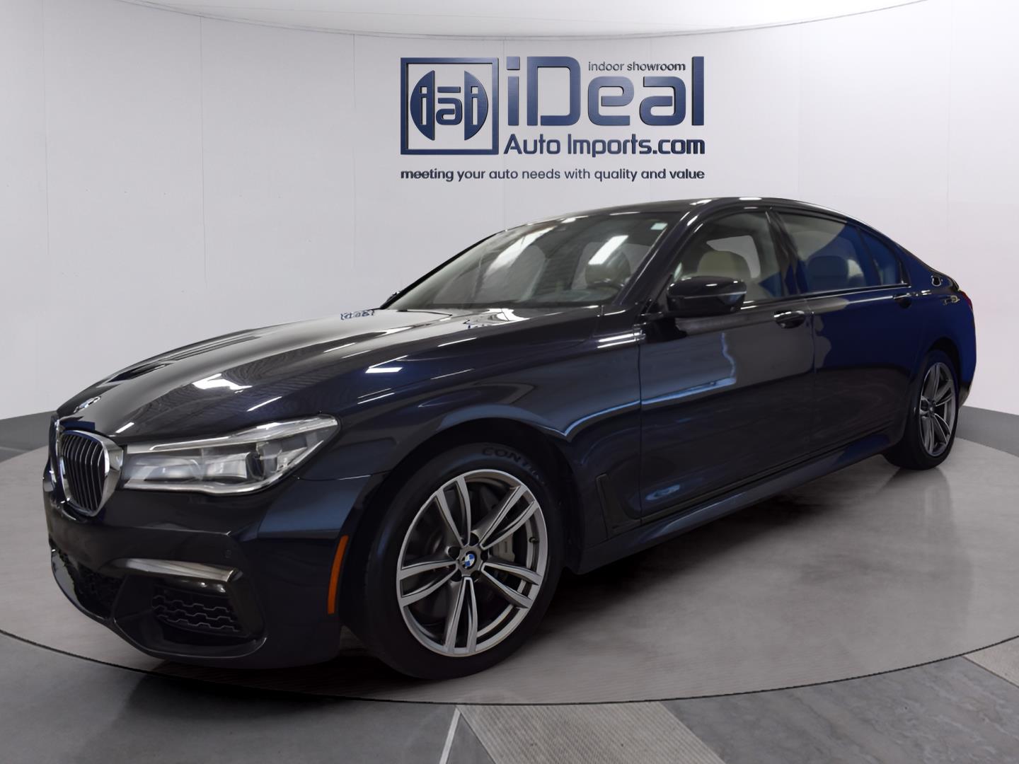 Black 2017 BMW 7 Series 750i xDrive AWD Sedan All-Wheel Drive Automatic