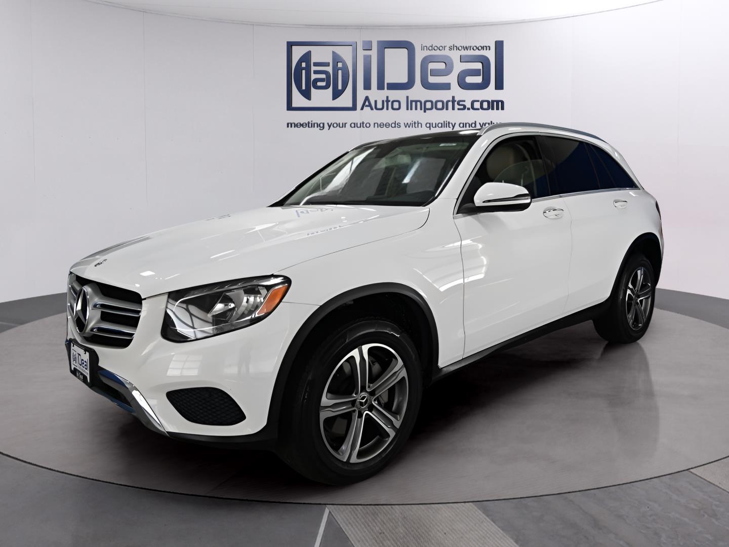 Polar White 2019 Mercedes-Benz GLC 300 4MATIC SUV / Crossover All-Wheel Drive Automatic