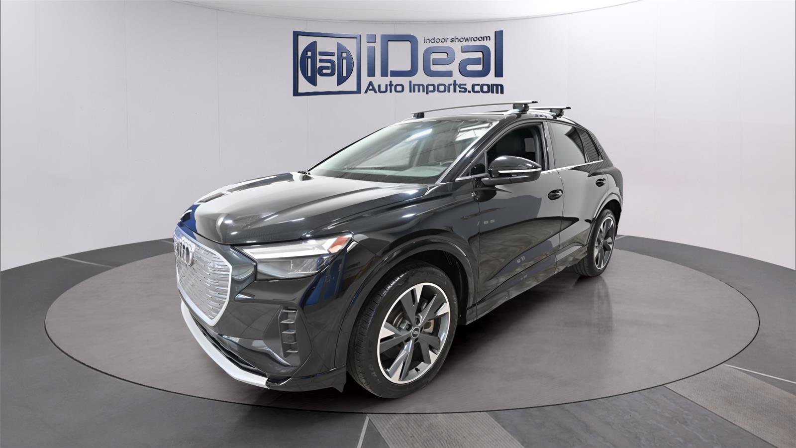 Mythos Black Metallic 2022 Audi Q4 e-tron quattro Premium 50 SUV / Crossover All-Wheel Drive Automatic