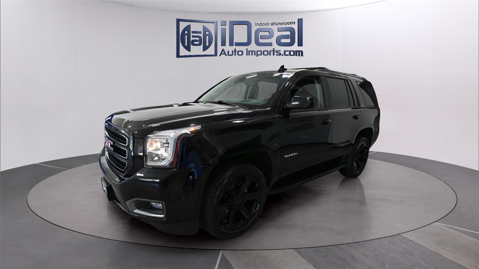 Onyx Black 2019 GMC Yukon SLT 4WD SUV / Crossover Four-Wheel Drive Automatic