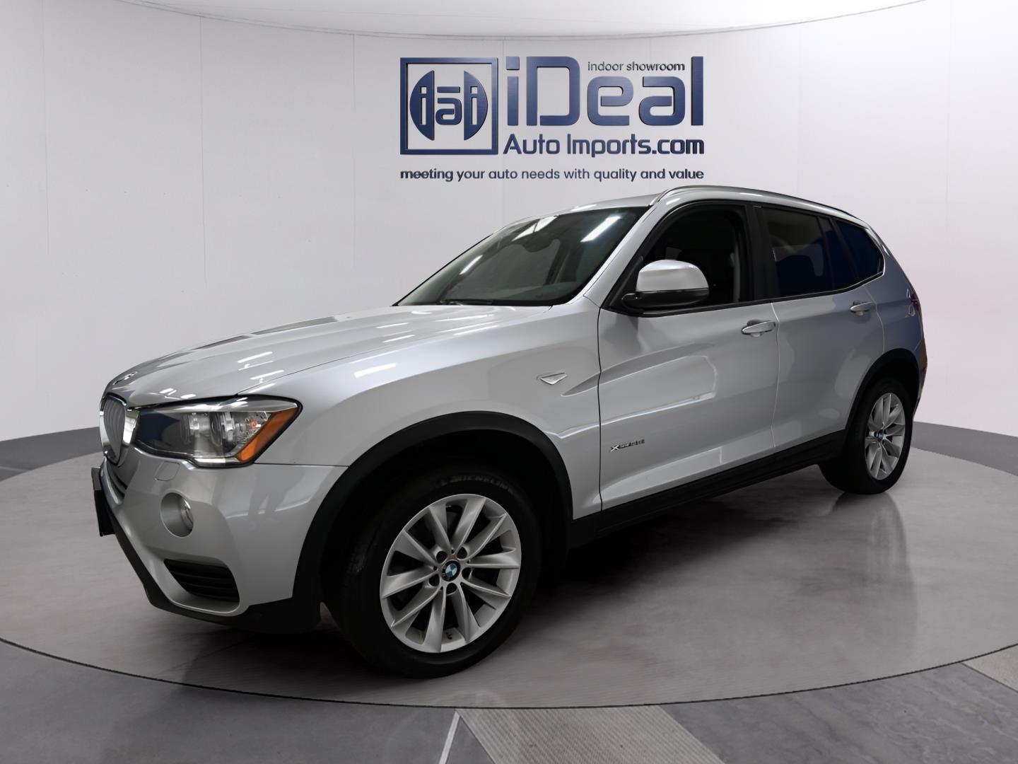 Mineral Silver Metallic 2017 BMW X3 xDrive28i AWD SUV / Crossover All-Wheel Drive 8-Speed Automatic