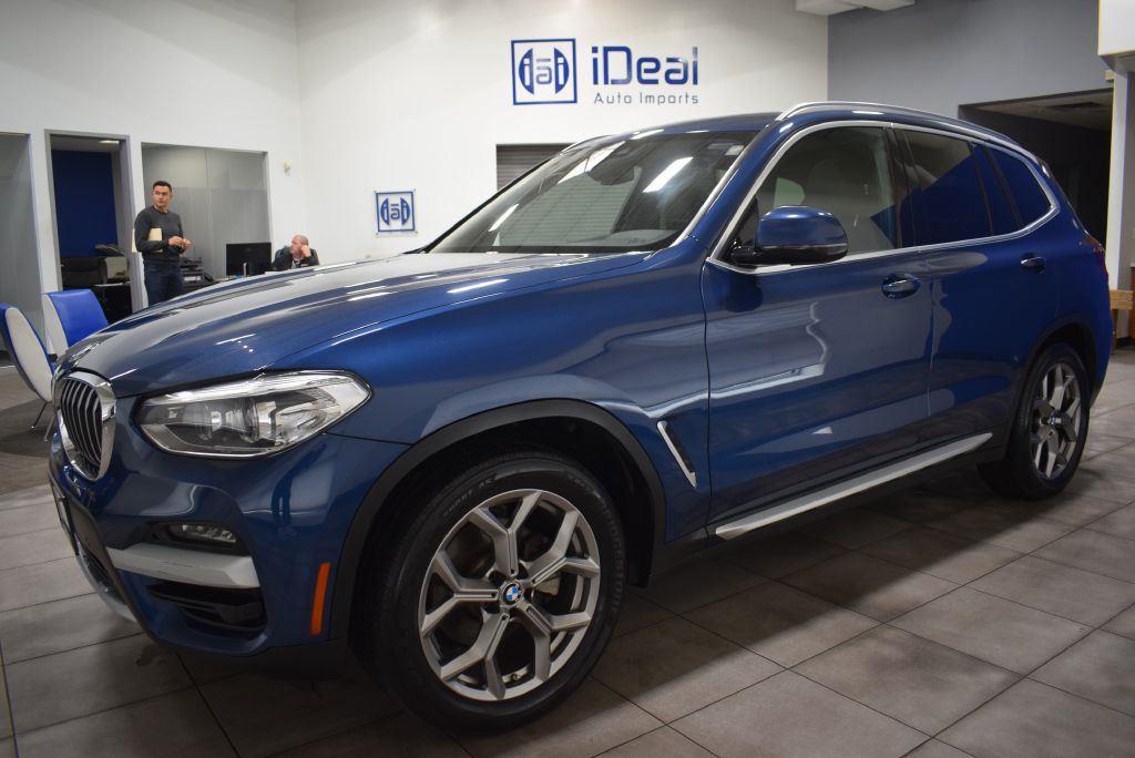 Phytonic Blue Metallic 2021 BMW X3 xDrive30i AWD SUV / Crossover All-Wheel Drive Automatic