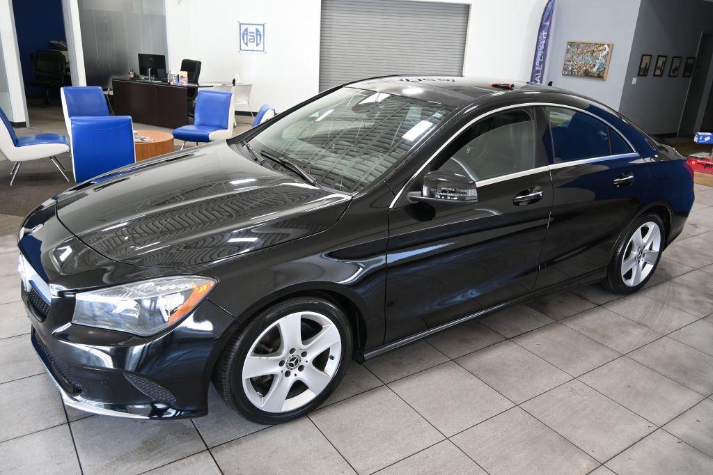 Night Black 2018 Mercedes-Benz CLA 250 Sedan Front-Wheel Drive Automatic