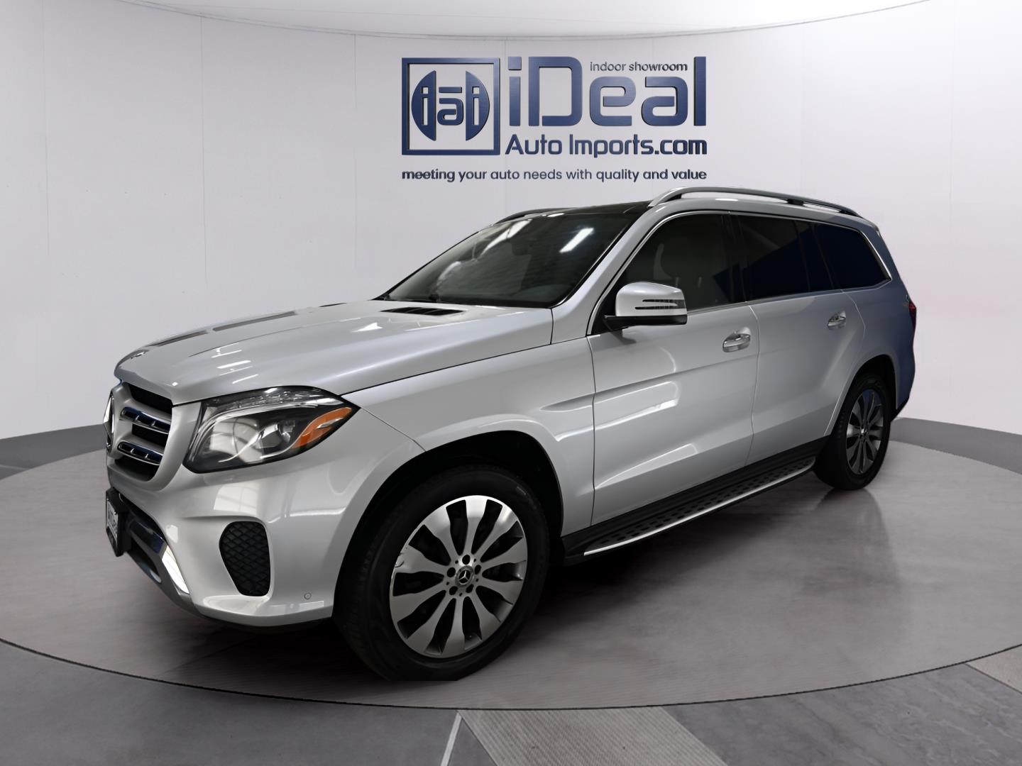 Iridium Silver Metallic 2018 Mercedes-Benz GLS 450 4MATIC SUV / Crossover All-Wheel Drive Automatic