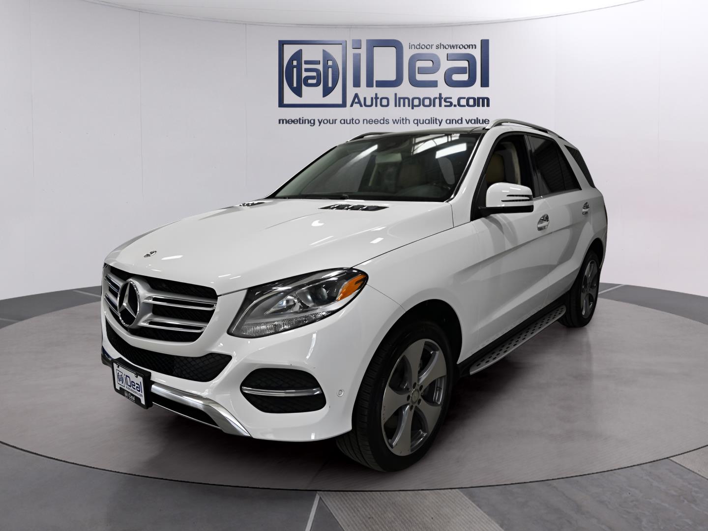 Polar White 2019 Mercedes-Benz GLE 400 4MATIC SUV / Crossover All-Wheel Drive Automatic