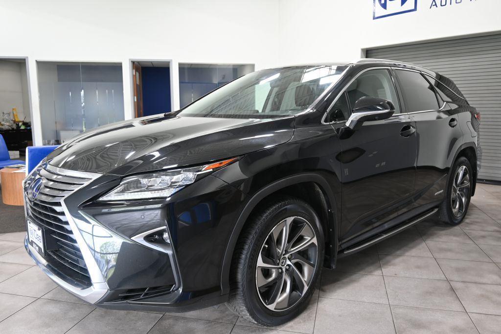 Black (Caviar) 2018 Lexus RX Hybrid 450hL Luxury AWD SUV / Crossover All-Wheel Drive Continuously Variable Transmission