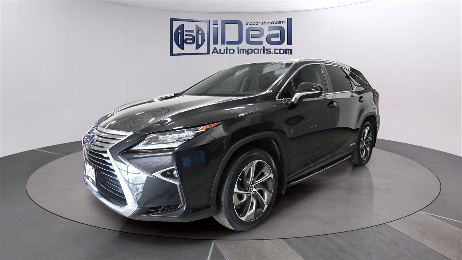 Black (Caviar) 2018 Lexus RX Hybrid 450hL Luxury AWD SUV / Crossover All-Wheel Drive Continuously Variable Transmission