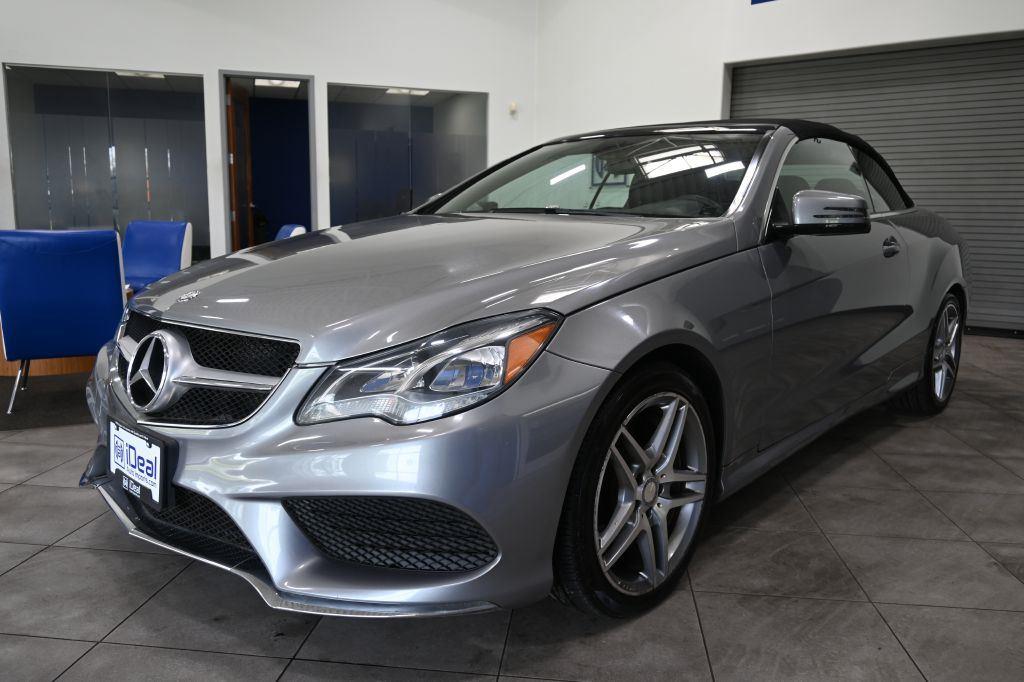 Steel Gray Metallic 2014 Mercedes-Benz E-Class E 550 Cabriolet Convertible Rear-Wheel Drive Automatic