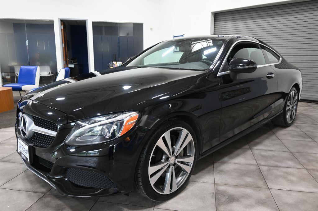 Black 2017 Mercedes-Benz C-Class C 300 Coupe 4MATIC Coupe All-Wheel Drive Automatic