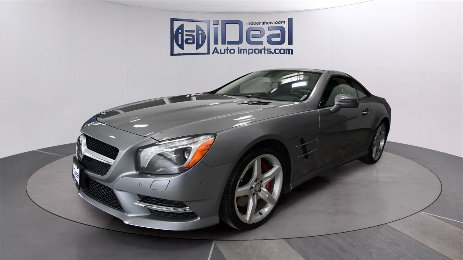 Palladium Silver Metallic 2013 Mercedes-Benz SL-Class SL 550 Convertible Rear-Wheel Drive Automatic