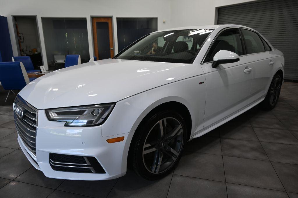 Glacier White Metallic 2017 Audi A4 2.0T quattro Premium Plus AWD Sedan All-Wheel Drive Automatic