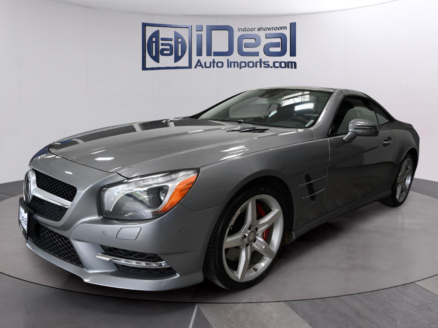 Palladium Silver Metallic 2013 Mercedes-Benz SL-Class Convertible Rear-Wheel Drive Automatic