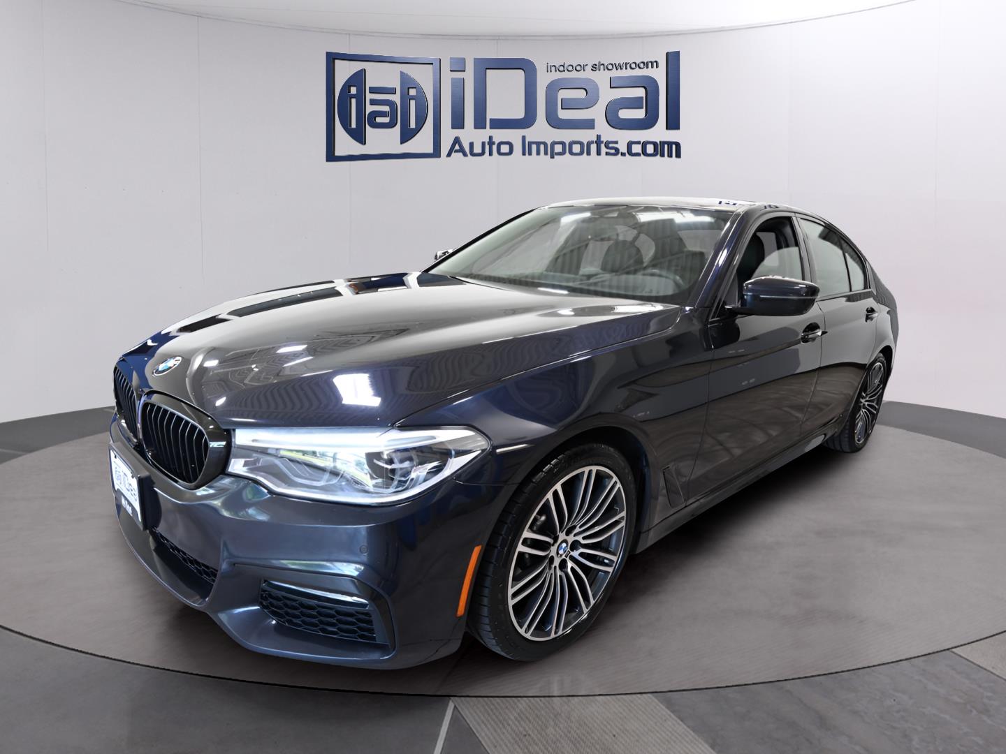 Carbon Black Metallic 2017 BMW 5 Series Sedan All-Wheel Drive Automatic