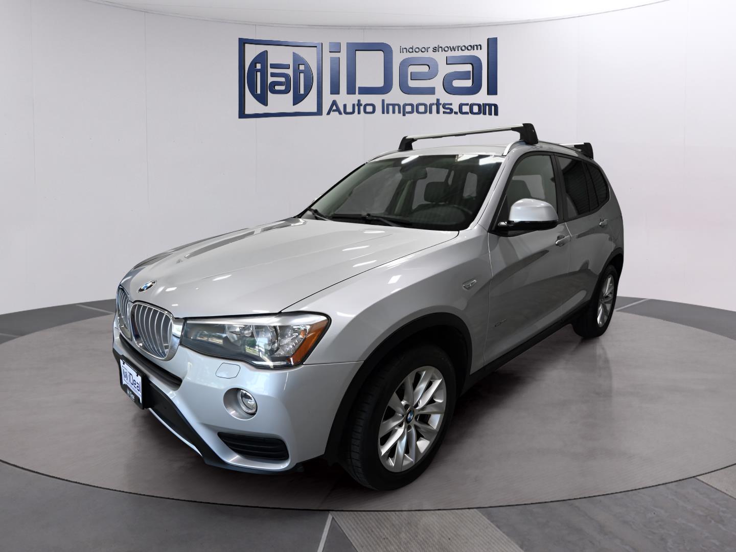 Glacier Silver Metallic 2017 BMW X3 SUV / Crossover All-Wheel Drive 8-Speed Automatic
