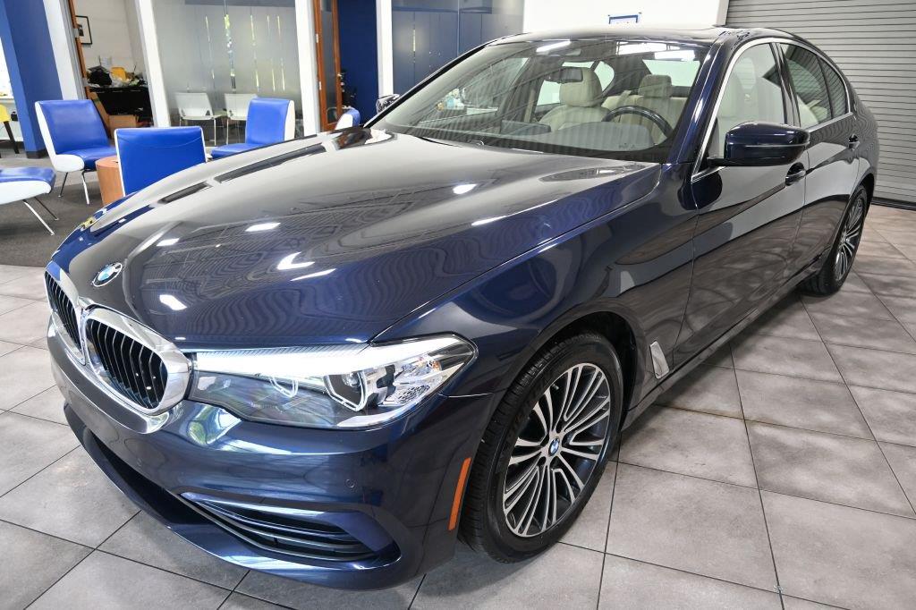 Imperial Blue Metallic 2020 BMW 5 Series Sedan All-Wheel Drive Automatic