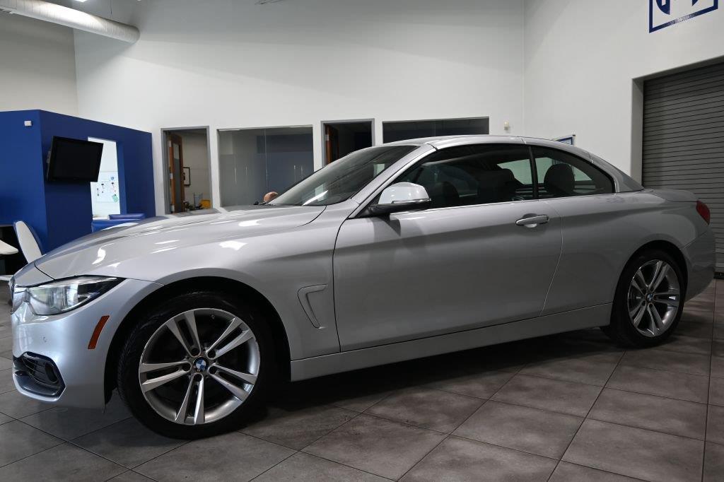 Silver 2018 BMW 4 Series Convertible All-Wheel Drive Automatic