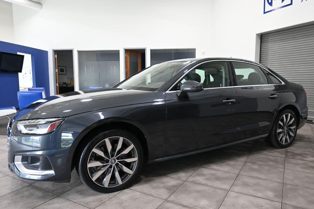 Manhattan Gray Metallic 2021 Audi A4 Sedan All-Wheel Drive Automatic