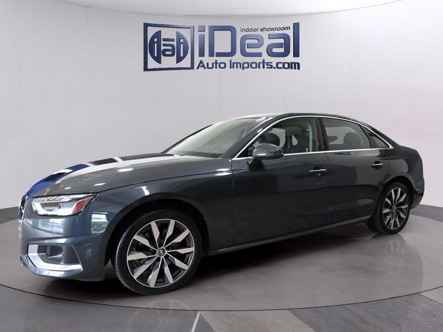 Manhattan Gray Metallic 2021 Audi A4 Sedan All-Wheel Drive Automatic
