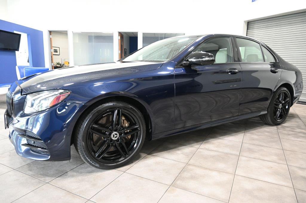 Lunar Blue Metallic 2020 Mercedes-Benz E-Class Sedan All-Wheel Drive Automatic