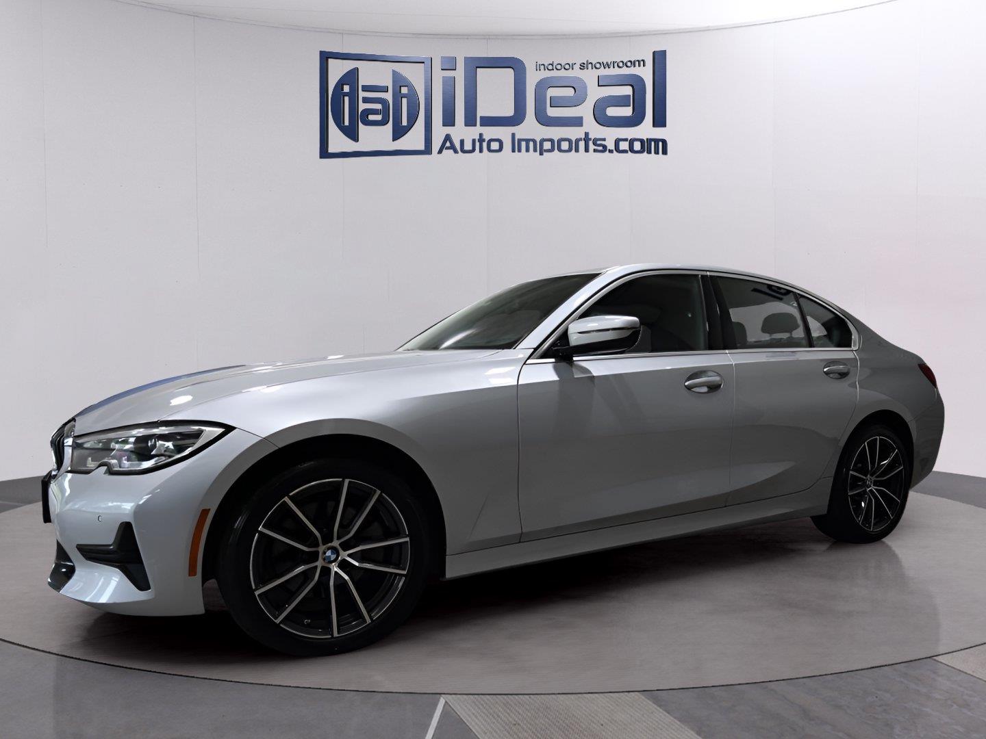 Glacier Silver Metallic 2019 BMW 3 Series Sedan All-Wheel Drive Automatic