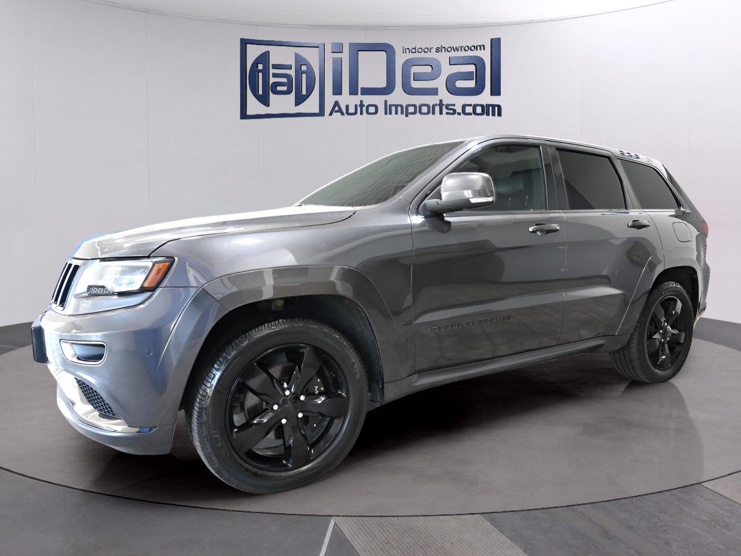 Gray (Granite Crystal Metallic Clearcoat) 2016 Jeep Grand Cherokee SUV / Crossover Four-Wheel Drive 8-Speed Automatic