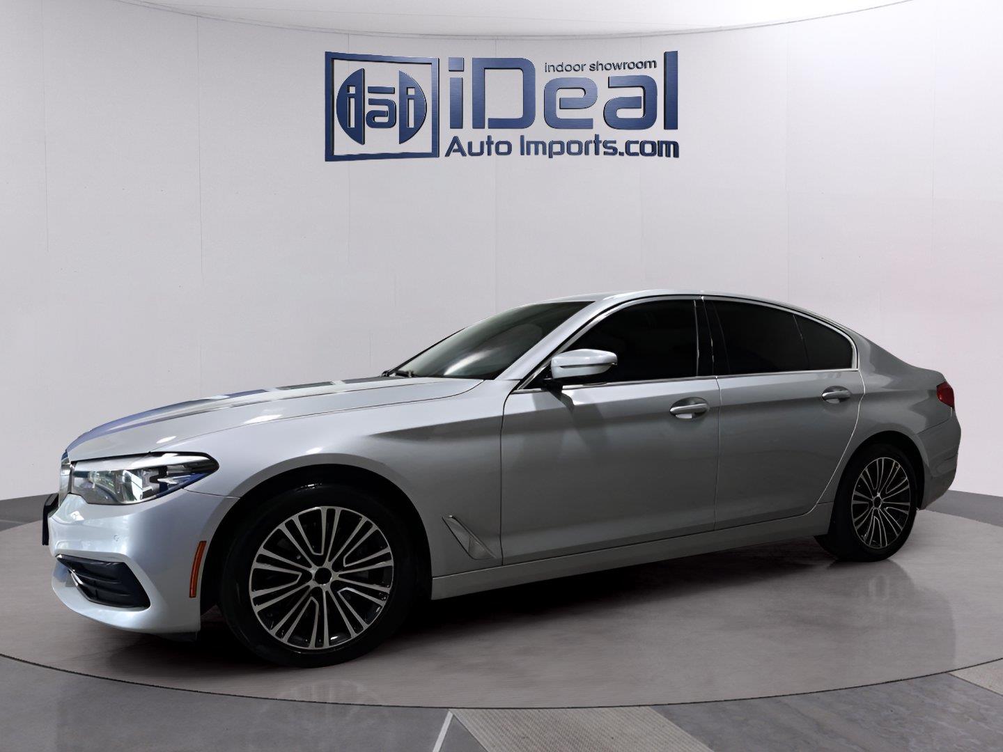 Glacier Silver Metallic 2019 BMW 5 Series Sedan All-Wheel Drive Automatic