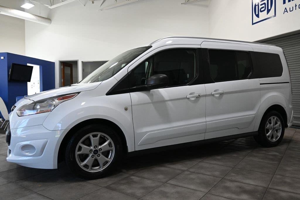 Frozen White 2016 Ford Transit Connect Van Front-Wheel Drive 6-Speed Automatic
