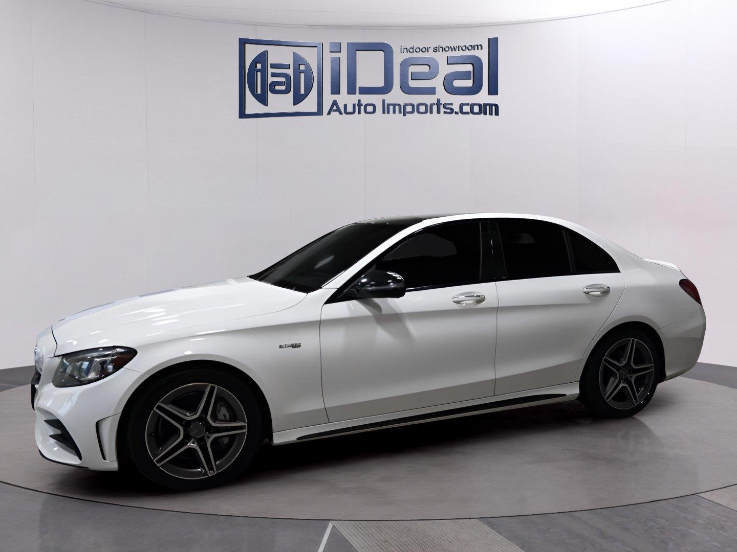 Polar White 2020 Mercedes-Benz C-Class Sedan All-Wheel Drive Automatic