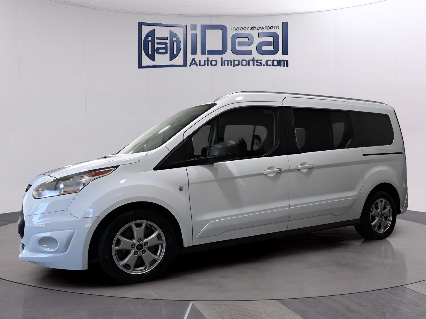 Frozen White 2016 Ford Transit Connect Van Front-Wheel Drive 6-Speed Automatic