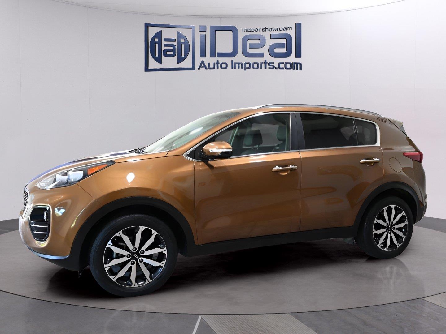 Red (Burnished Copper) 2018 Kia Sportage SUV / Crossover All-Wheel Drive Automatic