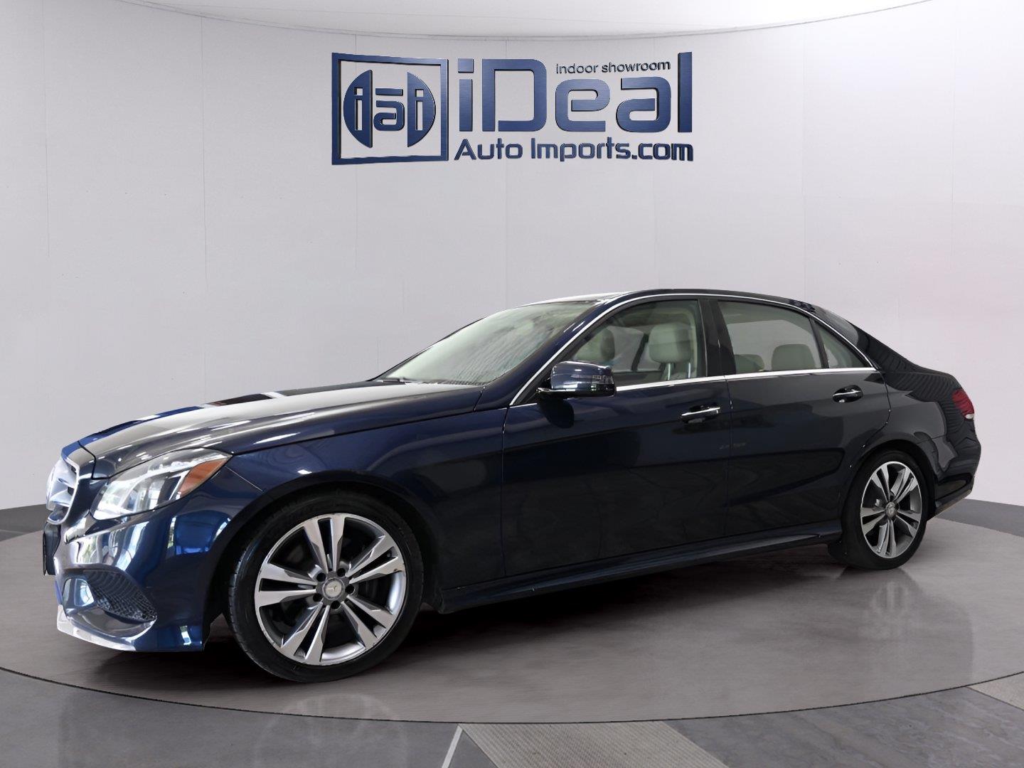Lunar Blue Metallic 2016 Mercedes-Benz E-Class Sedan All-Wheel Drive Automatic