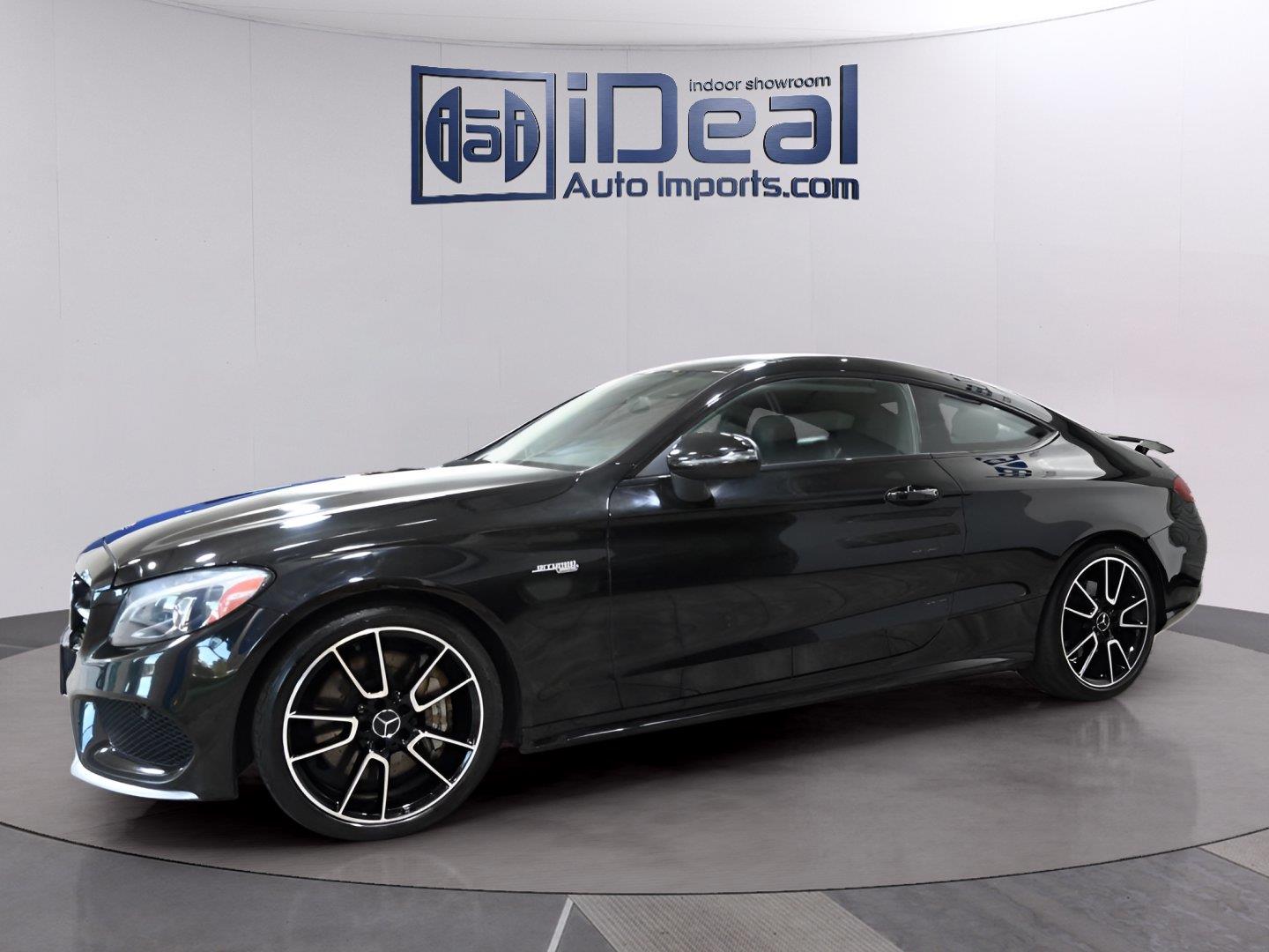 Black 2018 Mercedes-Benz C-Class Coupe All-Wheel Drive Automatic
