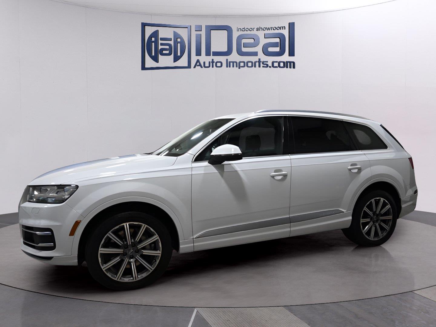 Glacier White Metallic 2019 Audi Q7 SUV / Crossover All-Wheel Drive Automatic