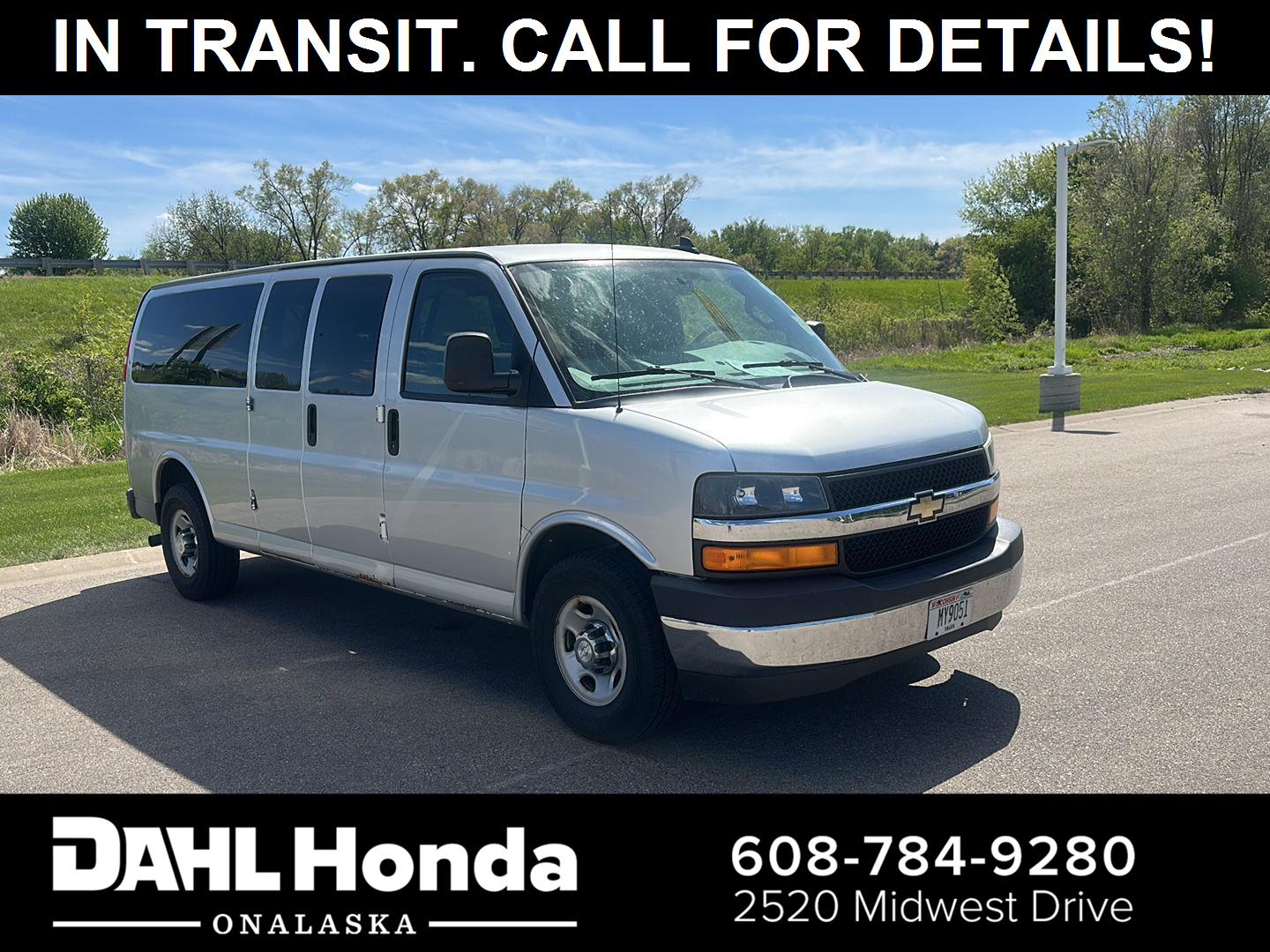 Silver Ice Metallic 2017 Chevrolet Express 3500 LT Extended RWD Van Rear-Wheel Drive 6-Speed Automatic