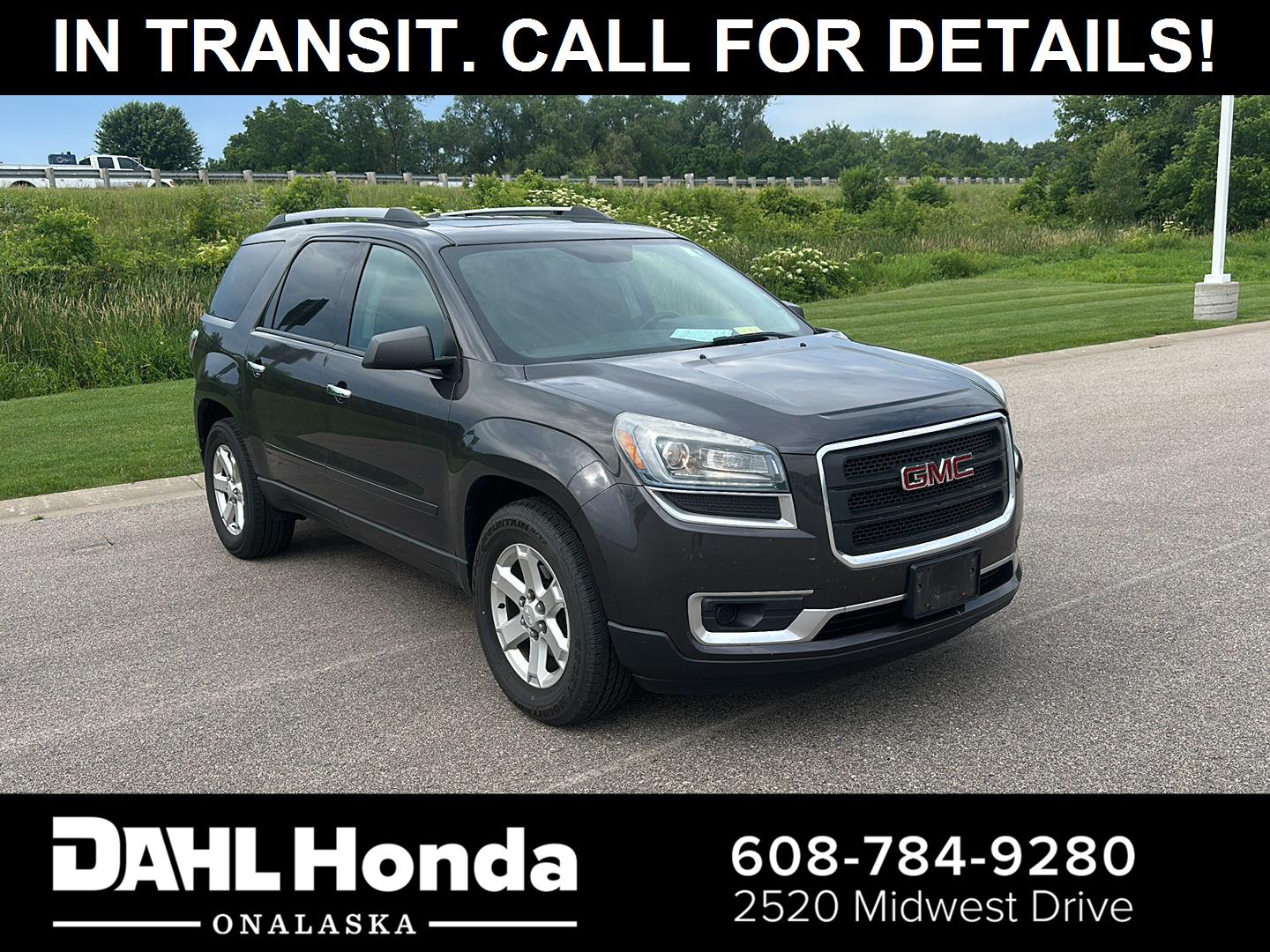 Gray (Iridium Metallic) 2014 GMC Acadia SUV / Crossover Front-Wheel Drive 6-Speed Automatic