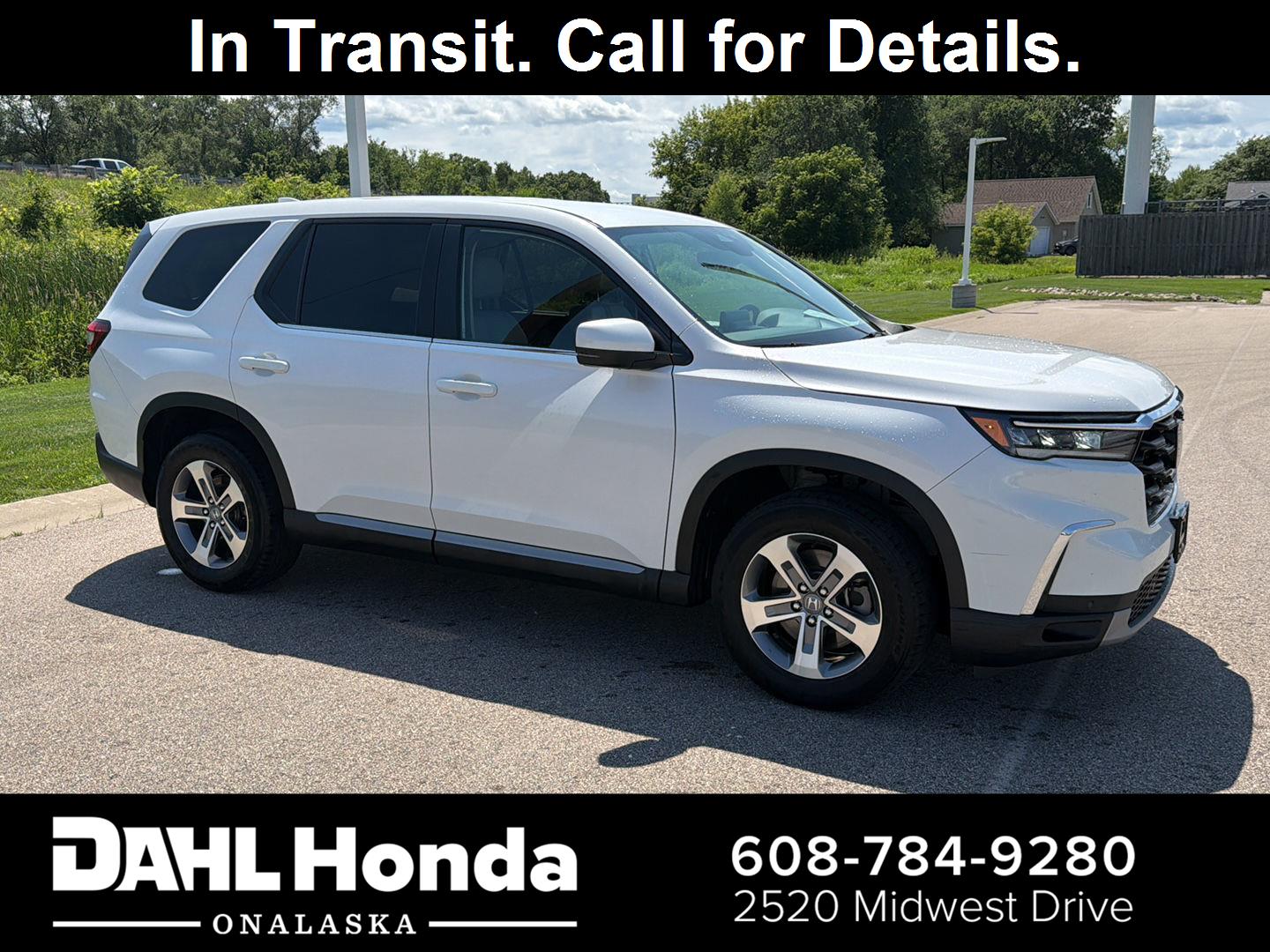 Platinum White Pearl 2024 Honda Pilot SUV / Crossover All-Wheel Drive Automatic