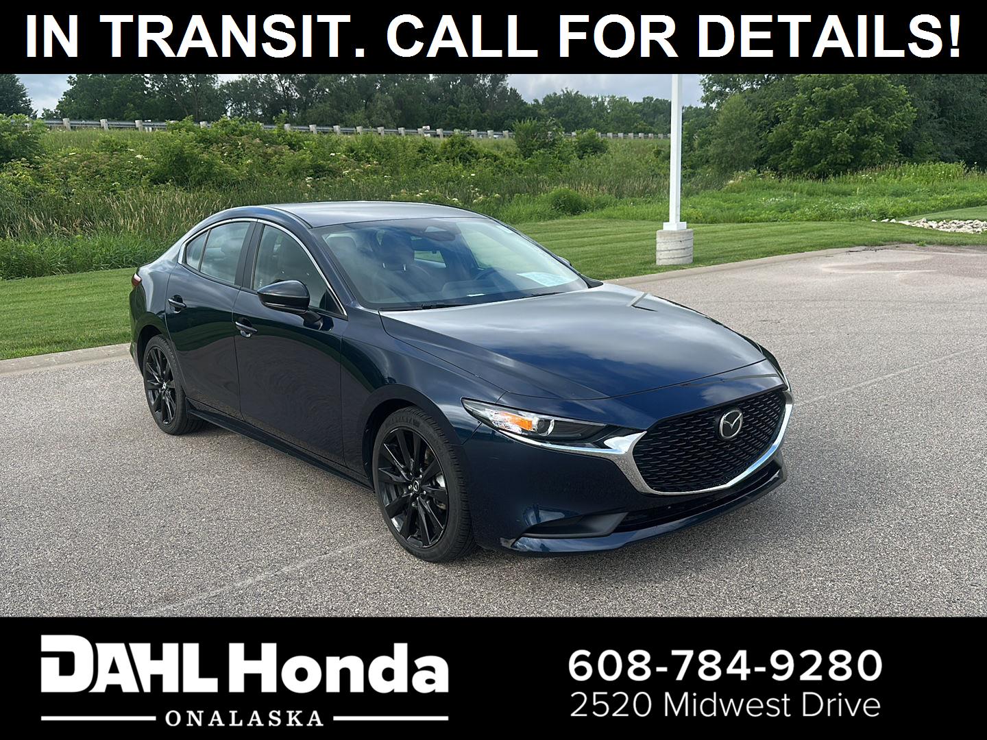 Deep Crystal Blue Mica 2024 Mazda MAZDA3 Sedan Front-Wheel Drive Automatic