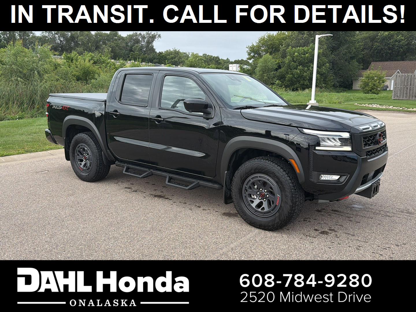 Super Black 2025 Nissan Frontier Pickup Truck Four-Wheel Drive Automatic