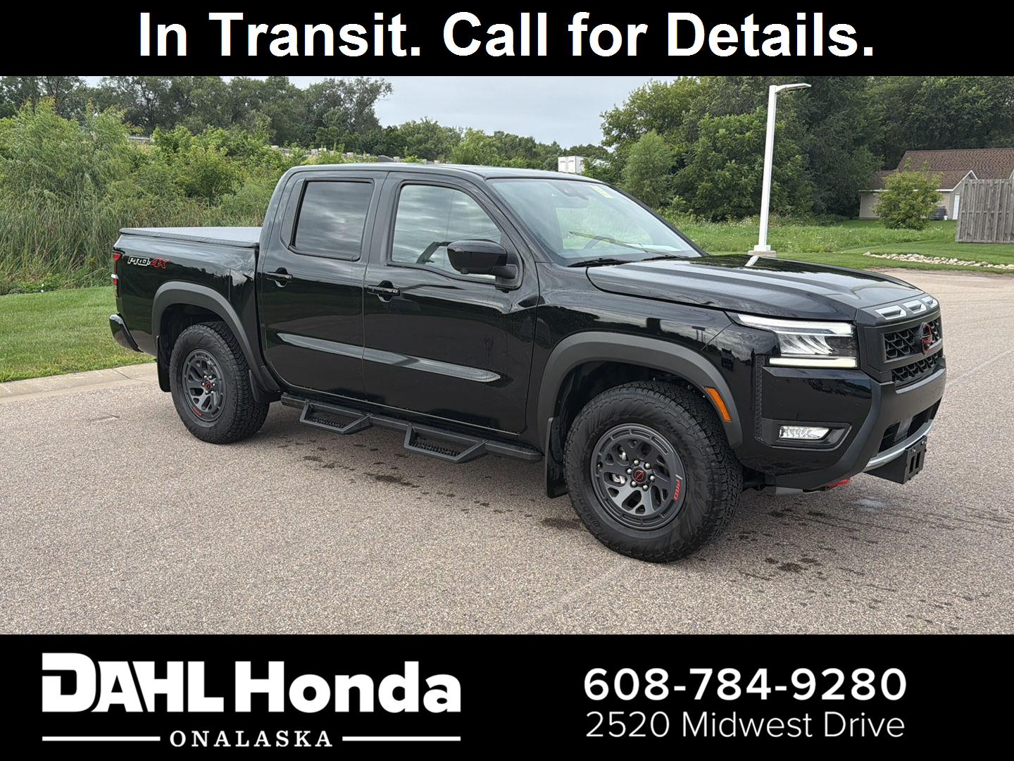 Super Black 2025 Nissan Frontier Pickup Truck Four-Wheel Drive Automatic