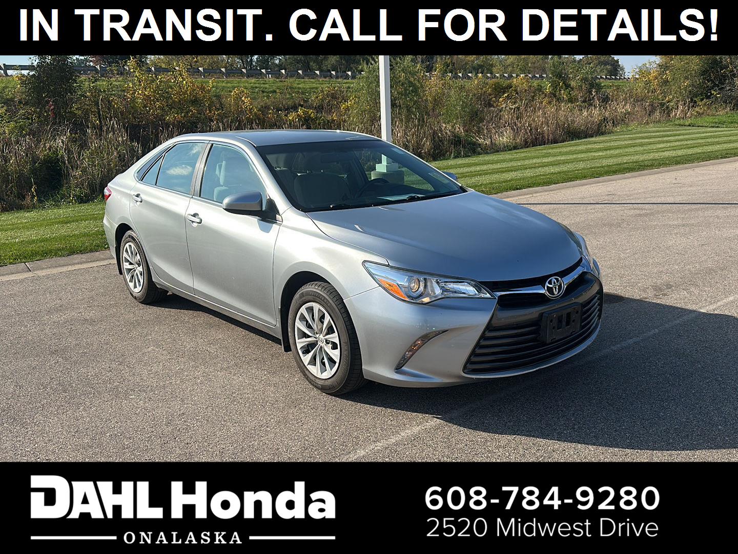 Celestial Silver Metallic 2015 Toyota Camry Sedan Front-Wheel Drive Automatic