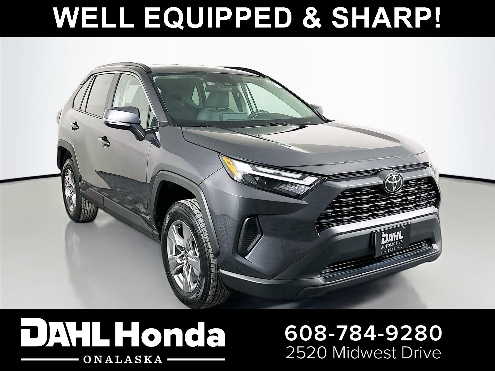 Magnetic Gray Metallic 2025 Toyota RAV4 Hybrid XLE AWD SUV / Crossover All-Wheel Drive Continuously Variable Transmission